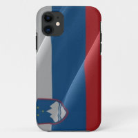 Flag waving of Slovenia -