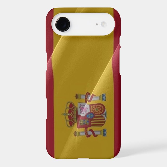 Flag waving of Spain - Case-Mate iPhone Case (Back)