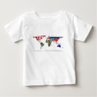 Flagged World - Map of Flags of the World