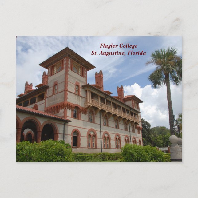 Flagler College St. Augustine, Florida Holiday Postcard (Front)