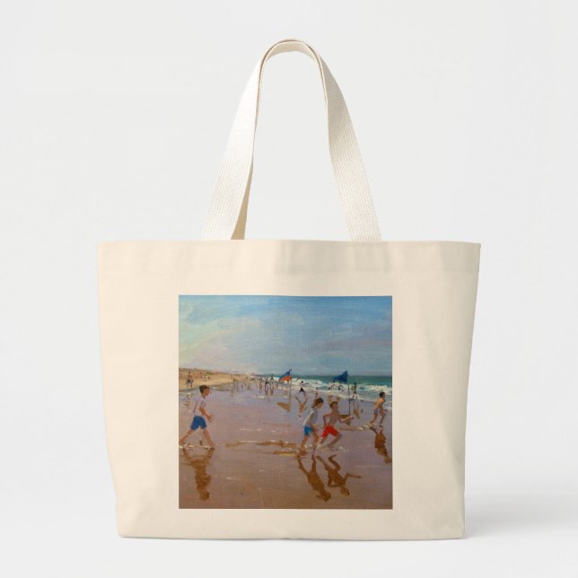 Flags and reflections Montalivet Large Tote Bag (Front)