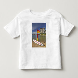 Flags and surf rescue board toddler t-shirt