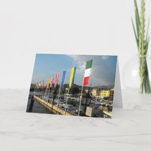 Flags at Bardolino Holiday Card