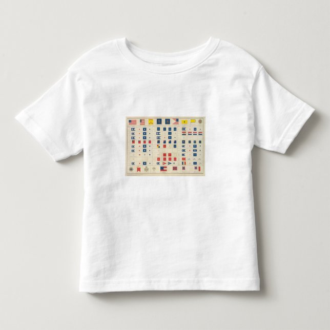 Flags, badges, etc toddler t-shirt (Front)