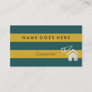 "Flags" Carpenter Business Cards