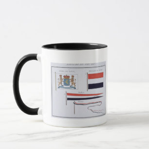 Flags from the Kingdom of the Netherlands, from a Mug