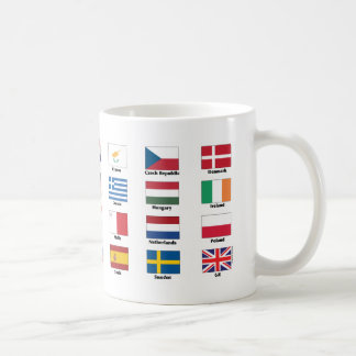 Flags of 28 European Union EU nations - no Brexit Coffee Mug