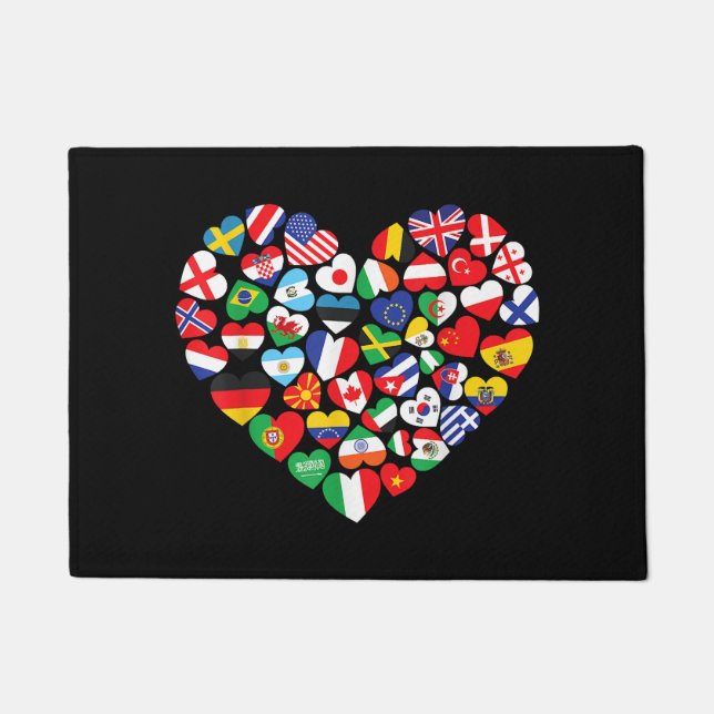 Flags of Countries of the World international flag Doormat (Front)