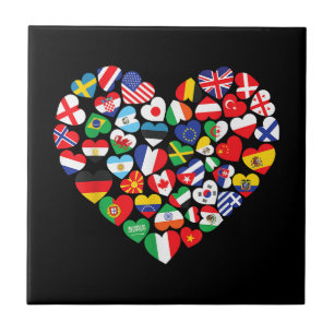 Flags of Countries of the World international flag Tile