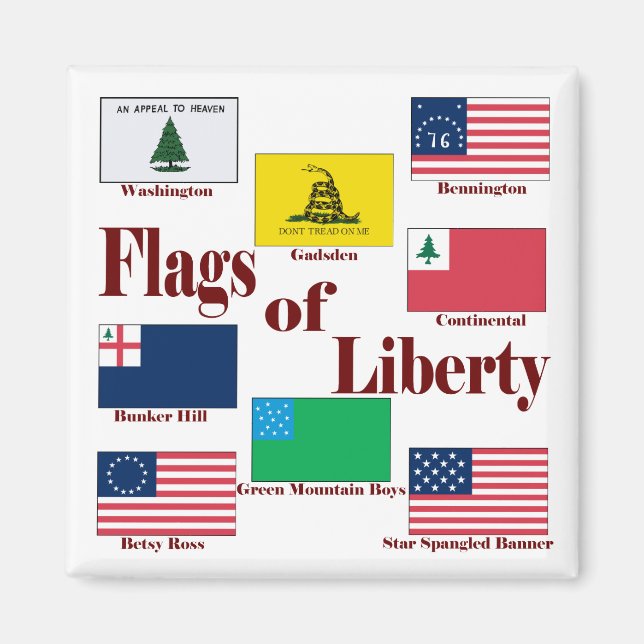 Flags of Liberty Magnet (Front)