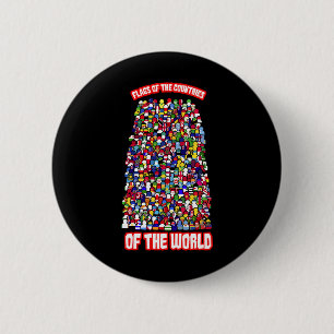 Flags Of The Countries Of The World International  2 Inch Round Button