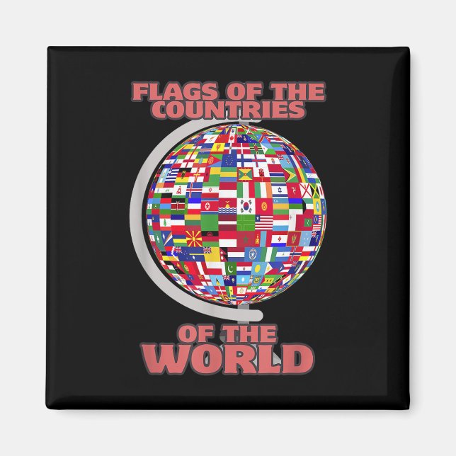 Flags Of The Countries Of The World International  Magnet (Front)