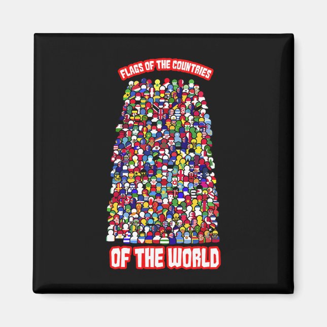 Flags Of The Countries Of The World International  Magnet (Front)