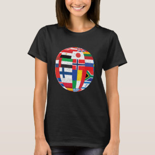 Flags of the Countries of the World International  T-Shirt