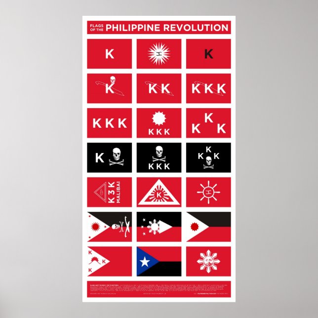 Flags of the Philippine Revolution - Giant Poster (Front)