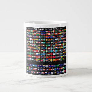 Flags of the World – 195 Nations Collection Large Coffee Mug
