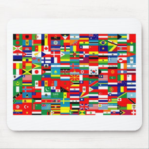 FLAGS OF THE WORLD MOUSE PAD