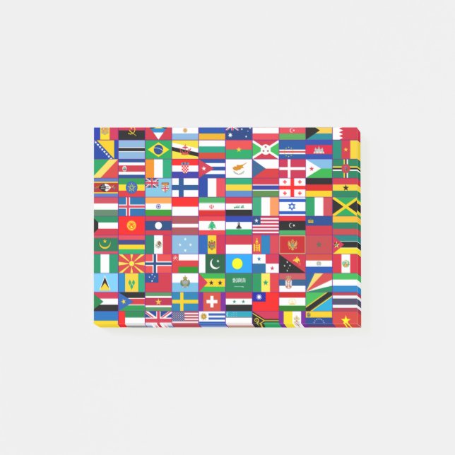 Flags of the world post-it notes (Front)