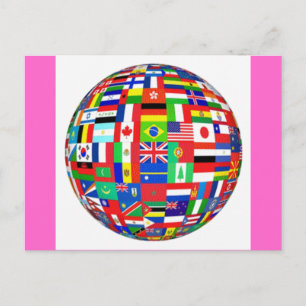 Flags of the World Postcard