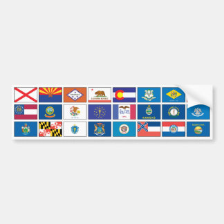 Flags Series - #1 Bumper Sticker