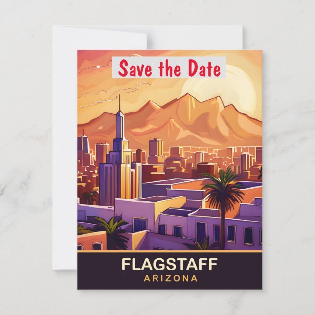 Flagstaff, Arizona, Carte Postale de Voyage, (Devant)