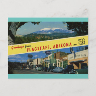 FLAGSTAFF ARIZONA ON U.S. HWY. 66 POSTCARD