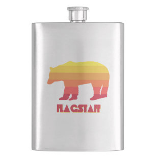 Flagstaff Arizona Rainbow Bear Hip Flask