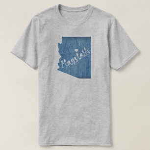 Flagstaff Arizona Wood Grain T-Shirt
