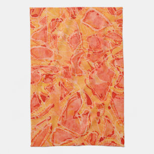 Flagstone Orange Kitchen Towel