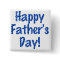 Flair - "Happy Father's Day" Blue Glitterized