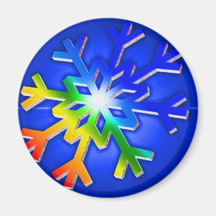 Flake of love magnet