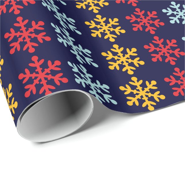 Flakes ~ Roll Gift Wrapping Paper COLOR CHANGE (Roll Corner)