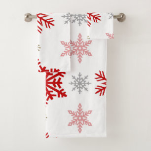 Flaking Bath Towel Set