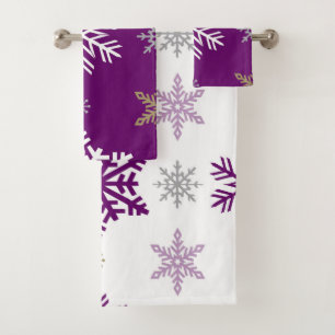 Flaking Bath Towel Set