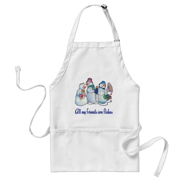 Flaky Friends Standard Apron (Front)