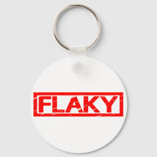 Flaky Stamp Keychain