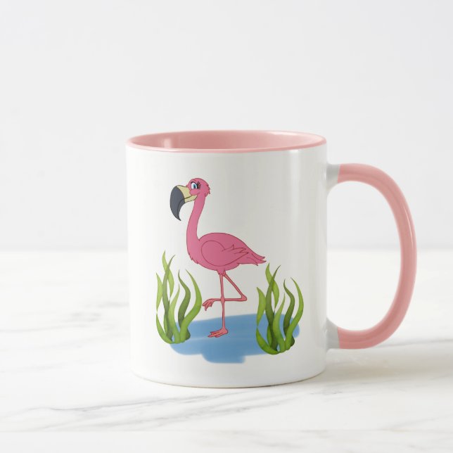 Flamant rose 11 oz Combo Mug (Droite)