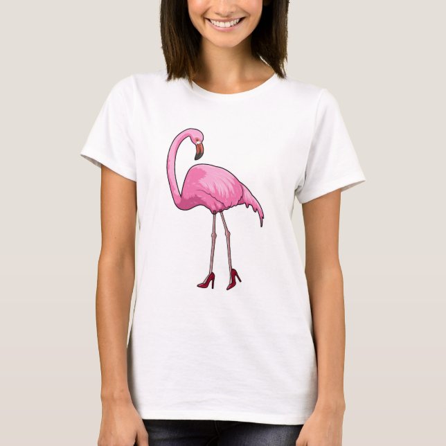 Flamant rose avec talons hauts (Devant)
