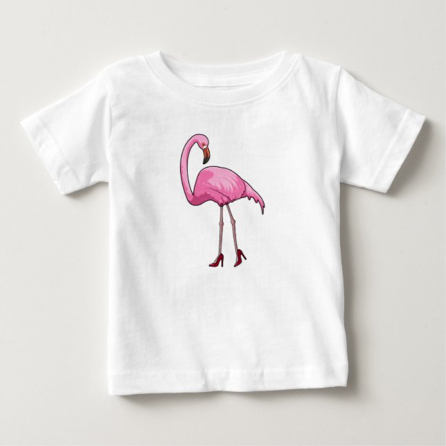 Flamant rose avec talons hauts (Devant)