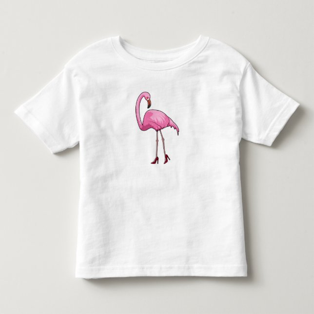 Flamant rose avec talons hauts (Devant)