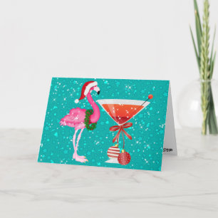 Flamant rose Cocktail Invitation Card - SRF