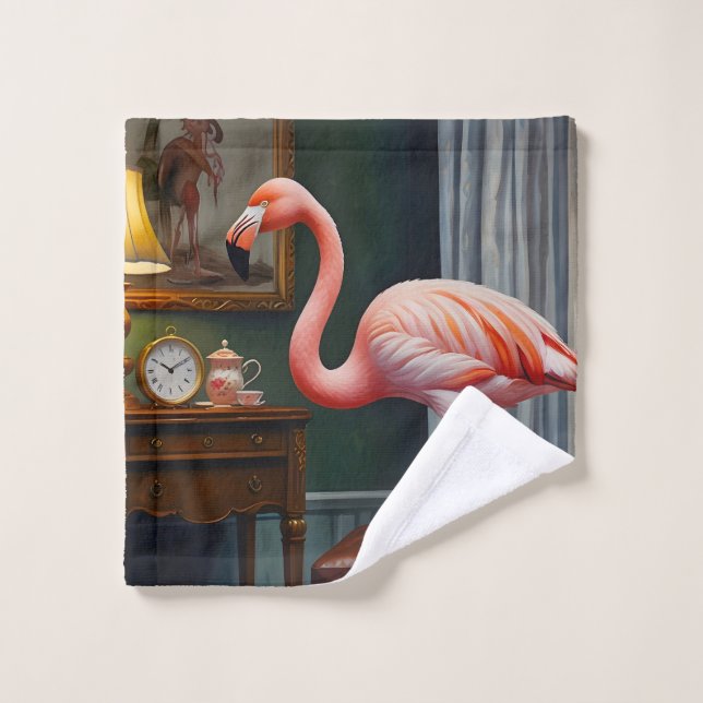 Flamant rose Cozy Corner (Gant de toilette)