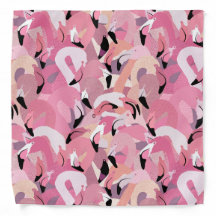 Flamant rose de Bandana rose