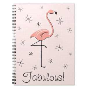 Flamant rose Fabuleux ! Carnet texte