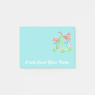 Flamant rose Fandango Duo Texte post-it note