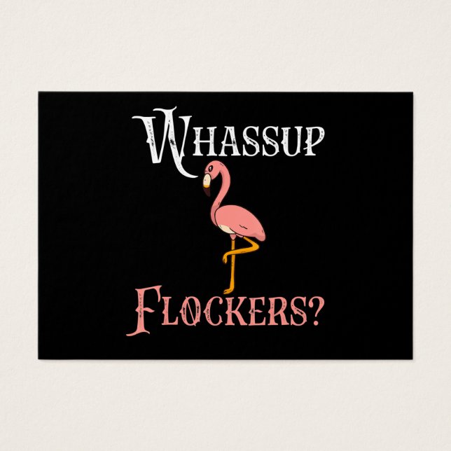 Flamant rose | Flamant rose Whassup Flockers (Devant)
