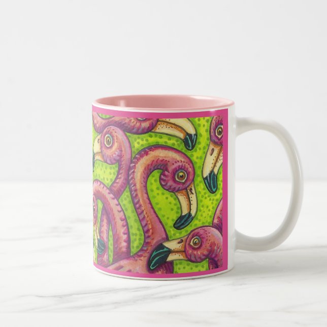 Flamant rose Fling Pink MUG (Droit)