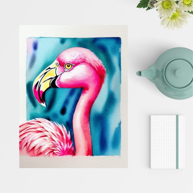 Flamant rose Florida, Carte Postale Vacation Water (Créateur téléchargé)