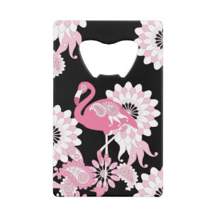 Flamant rose moderne noir rose