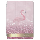 Flamant Rose Moderne Paillettes Bokeh - Personnali